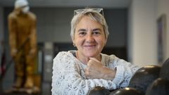 Mabel Marijuán Angulo, doctora en Medicina y profesora de Bioética, participó en la jornada de Bioética del Chuac celebrada en la Fundación M.ª José Jove