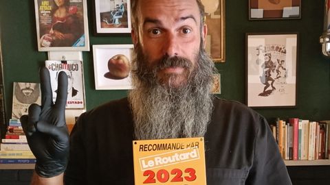 Xabi Barral, responsable del Bar Barbería.