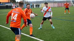 El Rodeiro jugando un partido contra el Silleda en una imagen de archivo.