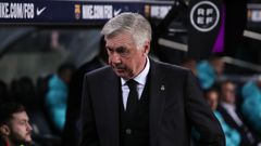 Carlo Ancelotti.Carlo Ancelotti, entrenador del Real Madrid, en el Camp Nou