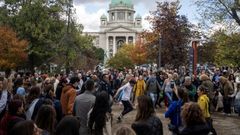 Los seguidores de la Lista Estudiantil acudieron este lunes a desmontar la acampada de protesta que han mantenido los dos �ltimos a�os
