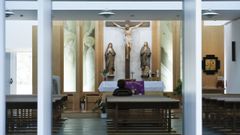 Foto de archivo de la capilla del hospital Lucus Augusti