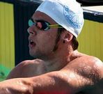 El nadador lalinense Alberto Taboada en una competici�n previa.