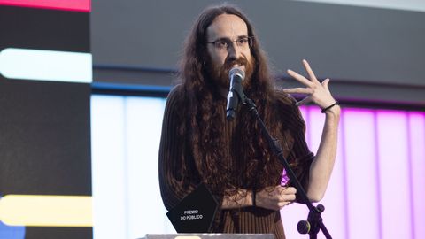 Daniel Cervantes recogi el premio del pblico por Historia mal