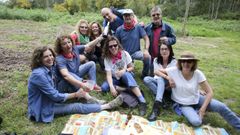 Una pandilla en la romer�a de Breamo