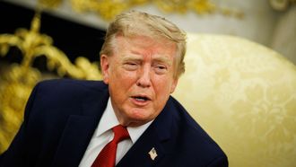El presidente de Estados Unidos, Donald Trump.