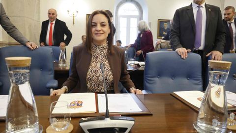 Carmela L�pez ha contado con el apoyo de los 9 diputados socialistas.