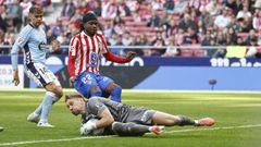 Radu tuvo un papel decisivo para el triunfo del Celta en el Metropolitano.