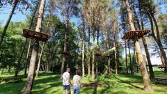 As� es Lucus Aventur, el primer parque de turismo activo de Lugo