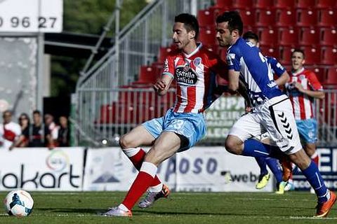 Iago D�az, en el partido contra el Alav�s.