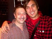 Pablo Novoa con Frans Banfield en la sala Palermo de Buenos Aires.