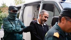 El l�der de Las cinco jotas llega al juicio de los banqueros