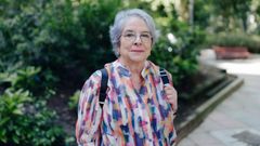 Paz G�mez del Valle Ochoa, en el parque de San L�zaro de Ourense