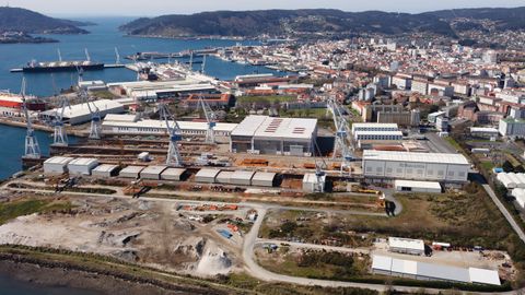 Navantia -en foto de archivo- prev� ubicar las nuevas infraestructuras en las proximidades de las gradas