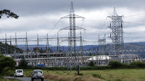 Foto de la subestacin de Boimente, en Viveiro