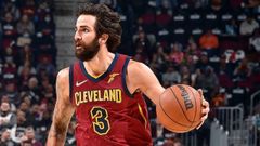 Ricky Rubio.Ricky Rubio con Cleveland en un partido de la NBA