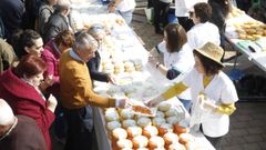 El queso, conocido producto de Friol, se ha quedado sin feria este a�o y el pasado