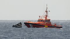 Rescate de una patera, en una imagen de archivo.
