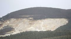Cantera de caol�n en Burela