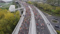 Carrera de San Marti�o en Ourense.