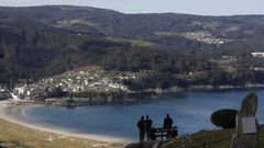 Al fondo, montes de Viveiro y O Vicedo vistos desde la cima de San Roque