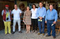 Amelia Ferreiroa y Manuel N��ez Fiuza con Carmen Lareo, Jes�s Otero y Dami�n Pa�o. 