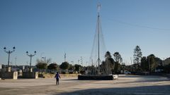 La plaza Alcalde Segundo Durn es uno de los espacios que reclama el Concello de A Pobra.