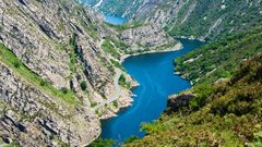 Embalse de La Barca, en Tineo