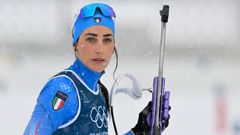 Rebecca Passler, durante los Juegos Ol�mpicos de Invierno.