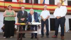 Acto de hermanamiento en Malpica de Tajo