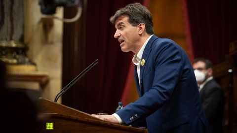 Sergi Sabri�, l�der de ERC en el Parlamento catal�n