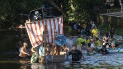 Un 15 de agosto pasado por agua en Anllns, Ponteceso: las imgenes!