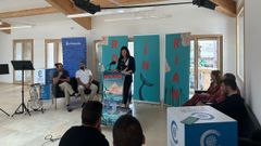 Isabel Caas, directora de Relaciones Externas de Congalsa, particip en la presentacin del festival