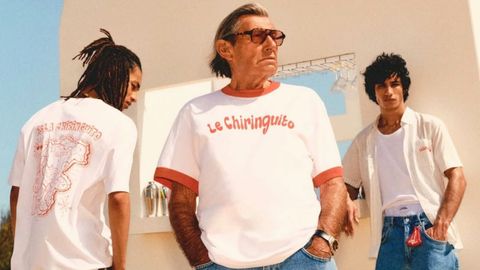 The Spanish King es el abuelo gallego ms famoso de Instagram. En esta foto posa como imagen para Scalpers