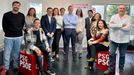 La ejecutiva local del PSOE en Santiago elegida el pasado octubre, despus de que una gestora cogiese las riendas de la agrupacin tras la debacle electoral del 2023