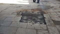 Tramo asfaltado del Cami�o de Santiago en Xinzo