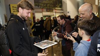 La expedici�n del PAOK aterriz�este martes�en Peinador para enfrentarse al Celta.