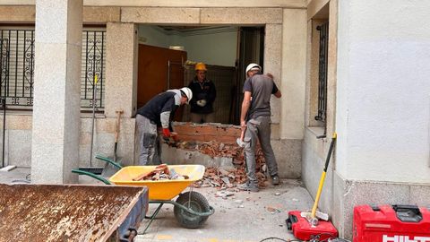 La reforma en el hospital asilo de Ribadeo que ejecutaba Construcciones Jess Naray