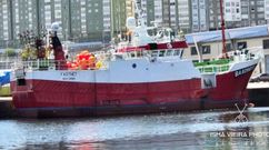 Un pesquero de capital coruñés embarrancó en Irlanda