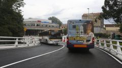 El nuevo vial de acceso comunica la avenida de Josefina Arruty con las d�rsenas de la estaci�n de autobuses  