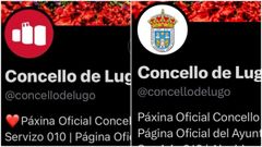 Cambio de foto de perfil en las redes sociales del Concello de Lugo.