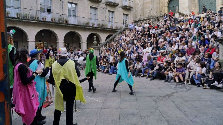 El grupo de teatro Rosaura represent&oacute; &laquo;Bocados&raquo;, en el marco de la Miteu
