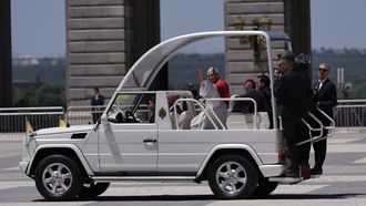 La visita del papa Le�n XIV a Madrid, en im�genes