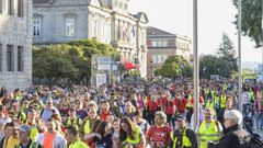 Salida de la Pontevedrada 2025 desde el paseo de Montero R&iacute;os, en Pontevedra