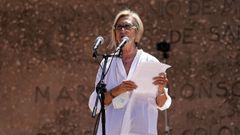 La exdiputada Rosa D�ez, una de las impulsoras del acto.