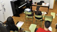 Imagen de archivo de una clase de m�sica