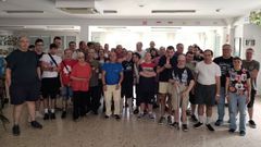Asistentes a la charla del Programa Luz Pozo Garza en el Centro Ocupacional y Residencial As Burgas en Barbad�s.