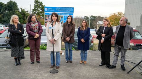 culleredo.La conselleira Mara Martnez Allegue, ayer en Vilaboa