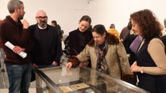 Acto de inauguracin da exposicin 75 anos da sinatura de ?As cruces de pedra na Galiza? no Museo Provincial de Lugo.