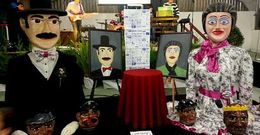 El coco y la coca son dos figuras emblem�ticas en las fiestas laurentinas, restauradas por el Concello.